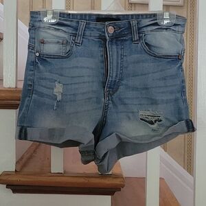 KENDALL & KYLIE The Icon Short Blue Denim Shorts Size 1/28